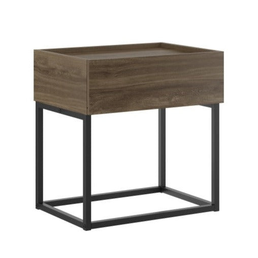 Black Matte Night Stand 1343