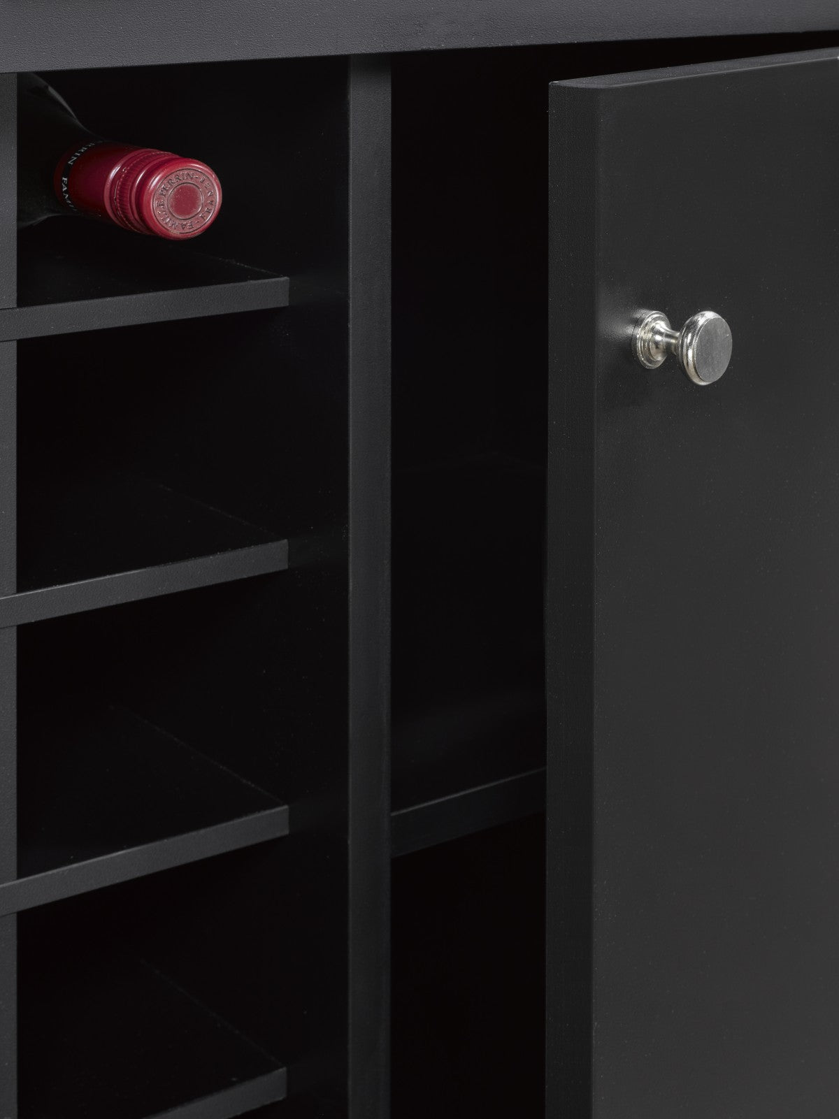 Black Bar Cabinet 15302