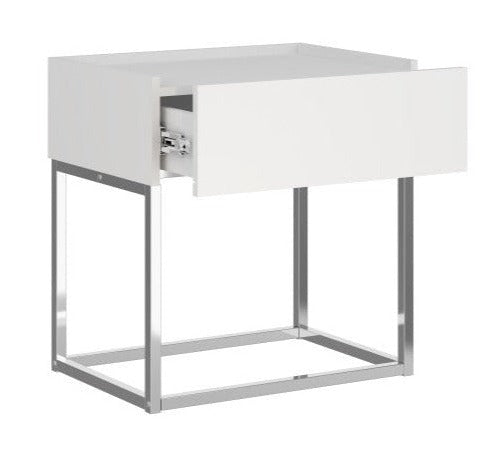 White Matte Night Stand 1342