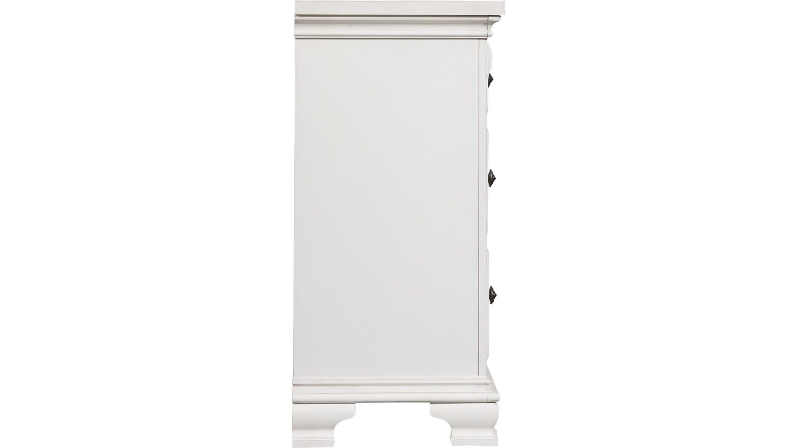 Calloway Panel Bedroom Set in White - 6 PCS