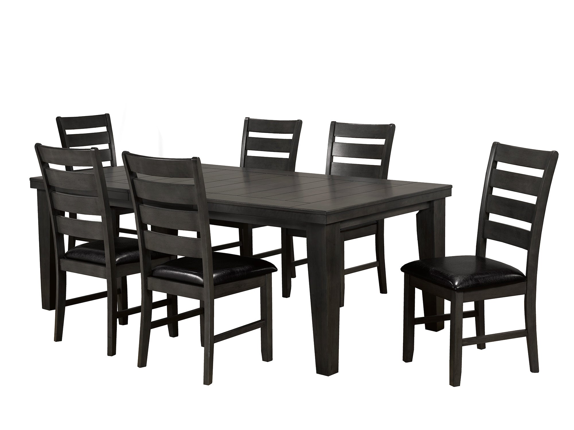 Traditional Extendable Dining Table With 6 Chairs 679G-82