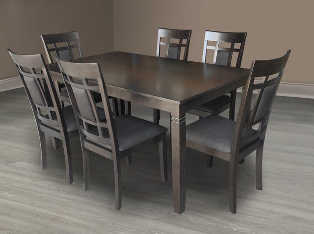 Viola 7pc Dining Set in Grey DTS-3060-GR