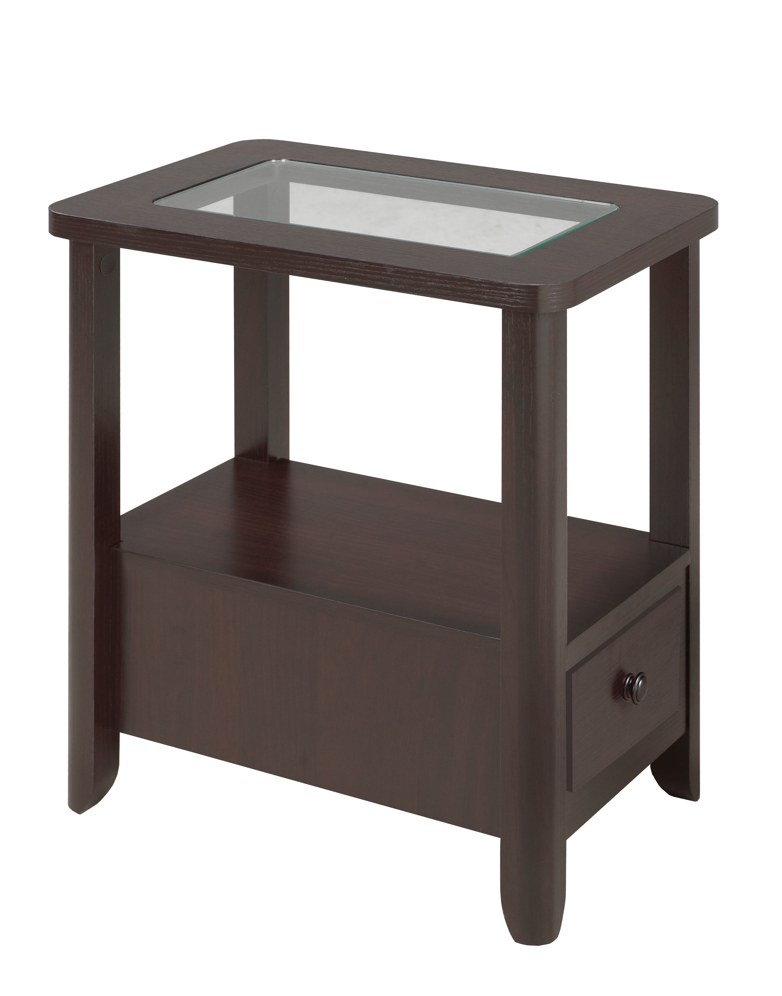 Dark Cherry Accent Table - 18002