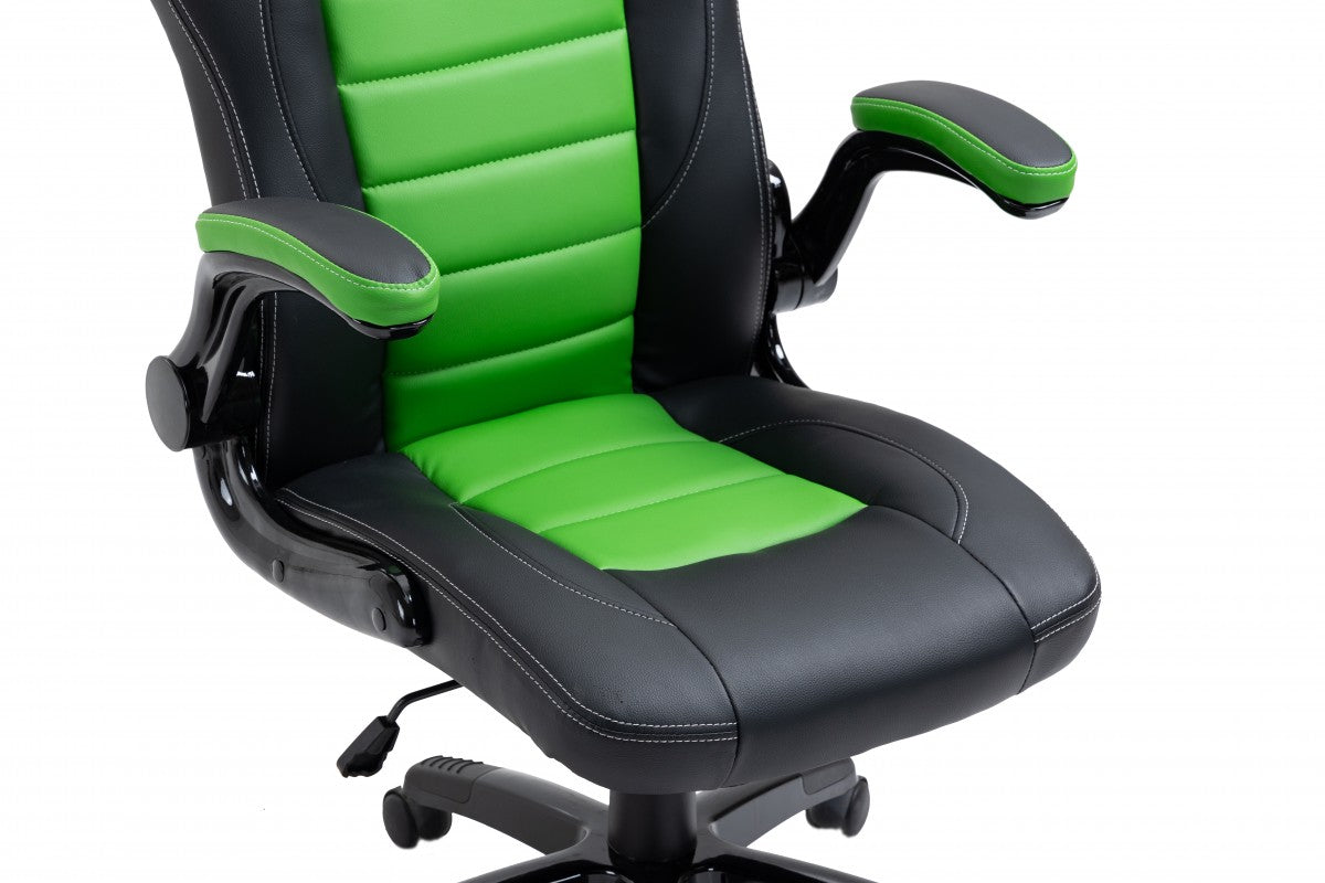 Black/Green Office Chair 3807