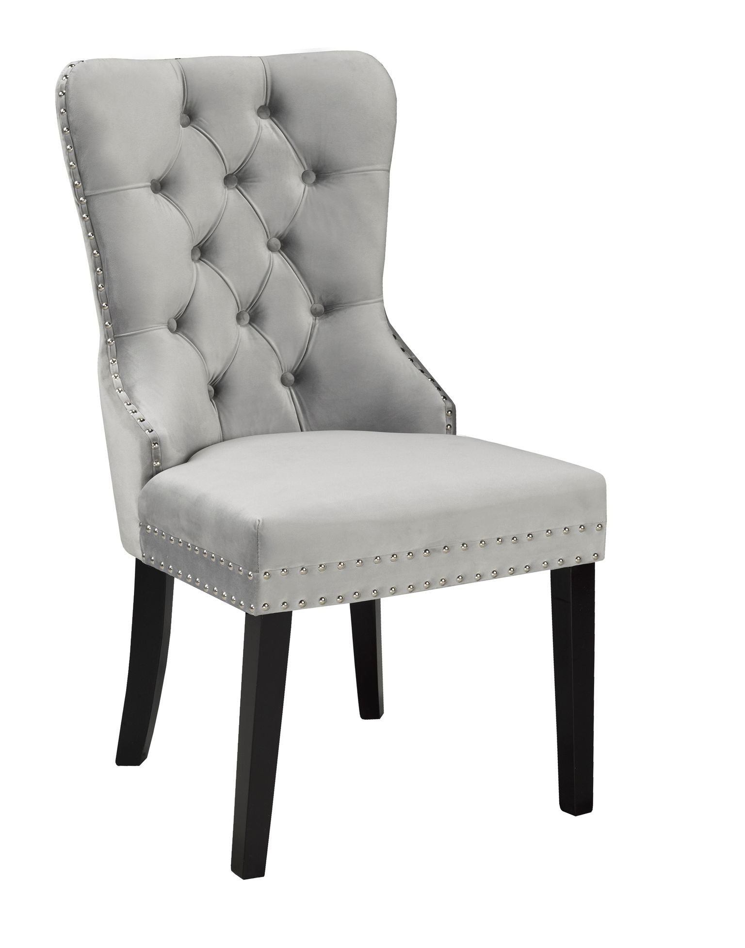 Grey Dining Chair Set Of 2 F-450 GY