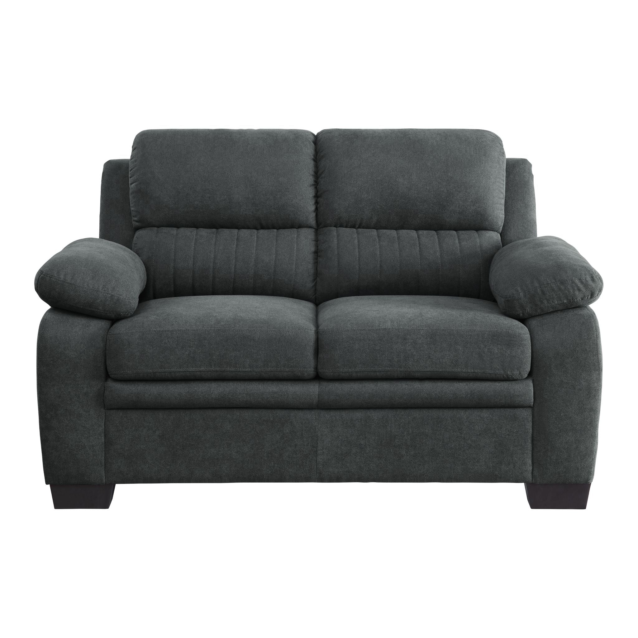 Holleman Loveseat Dark Grey 9333