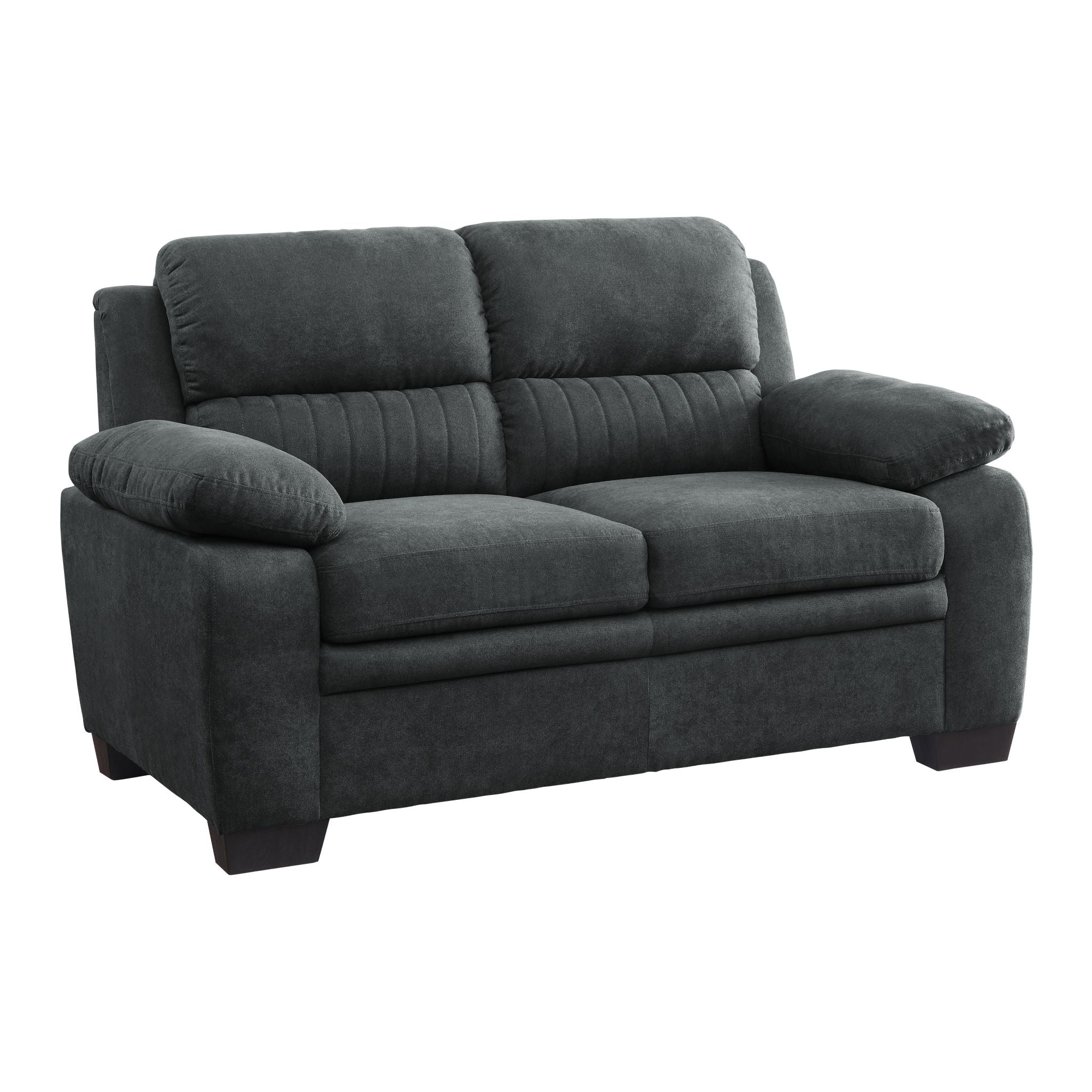 Holleman Loveseat Dark Grey 9333