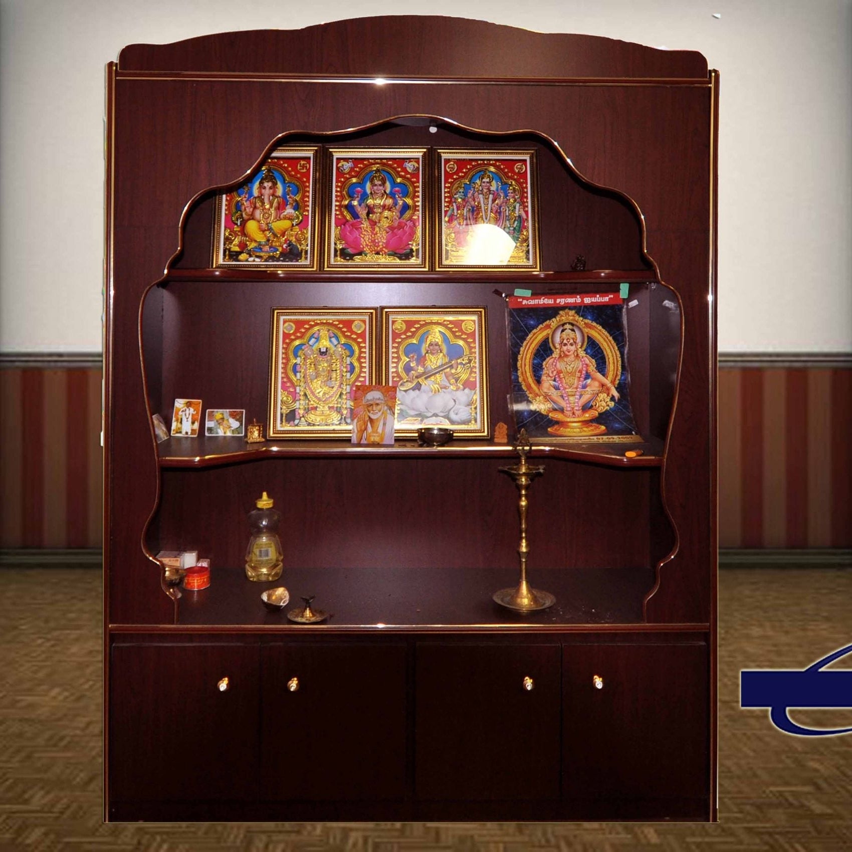 200 Pooja Cabinet