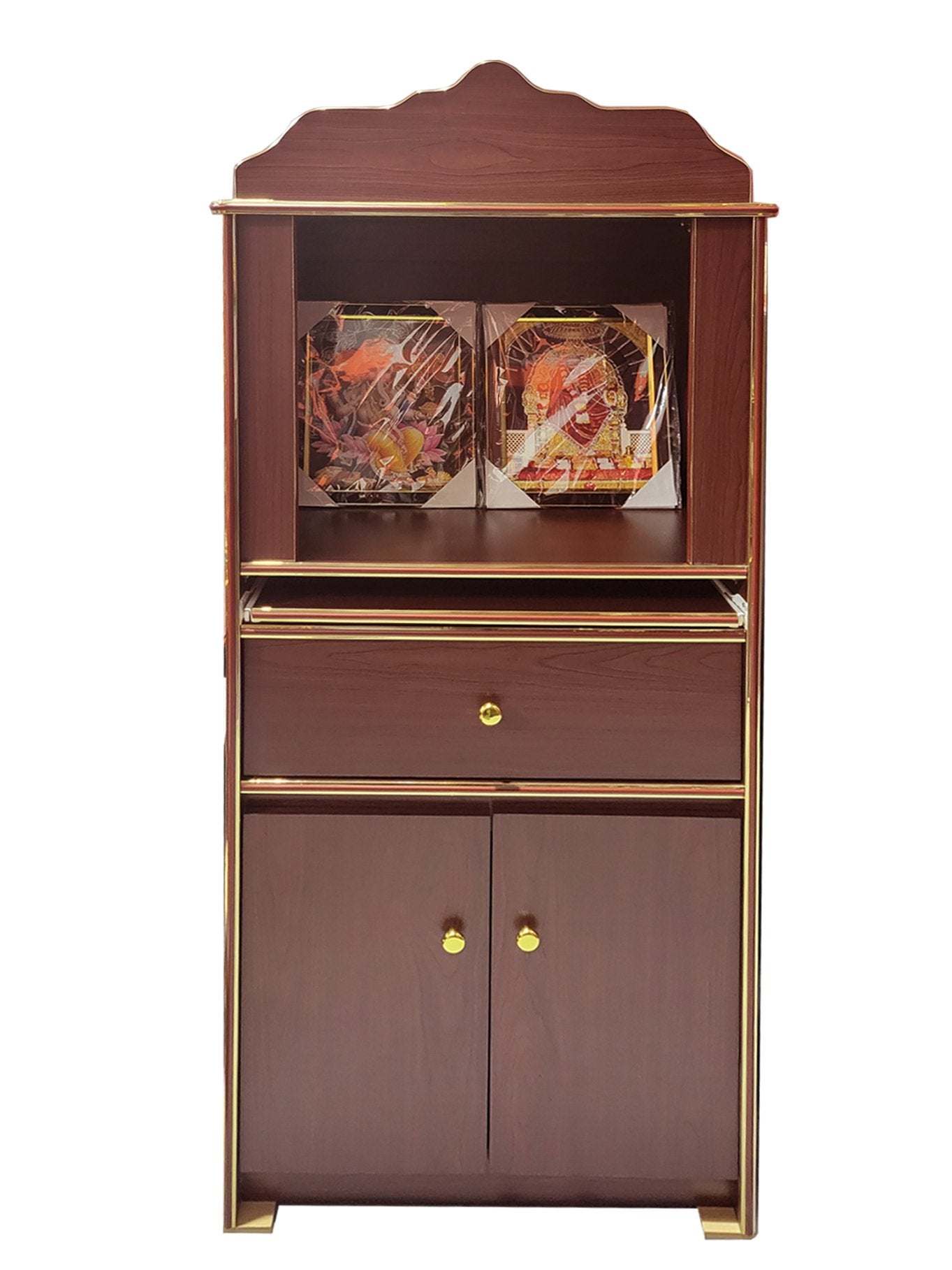 Ganesh Pooja Mandir/Unit with pull out tray