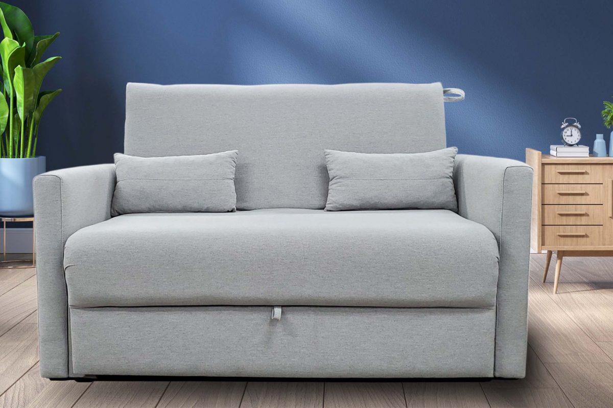 Grey Fabric Sofa Bed T1825G