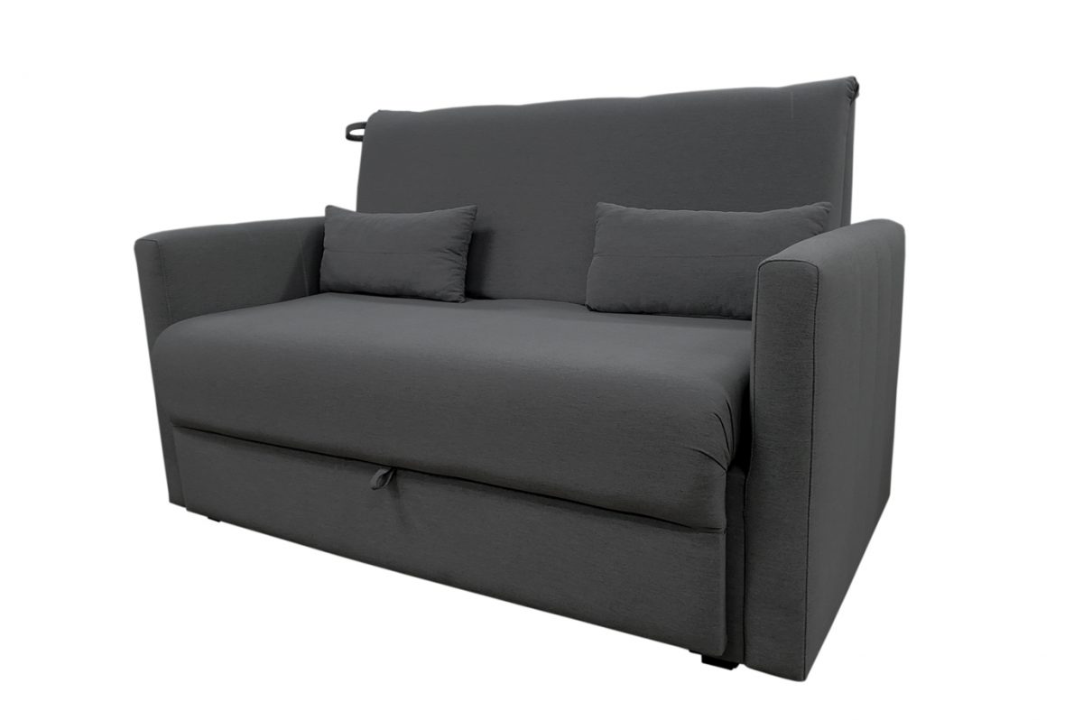 Charcoal Fabric Sofa Bed T1825c