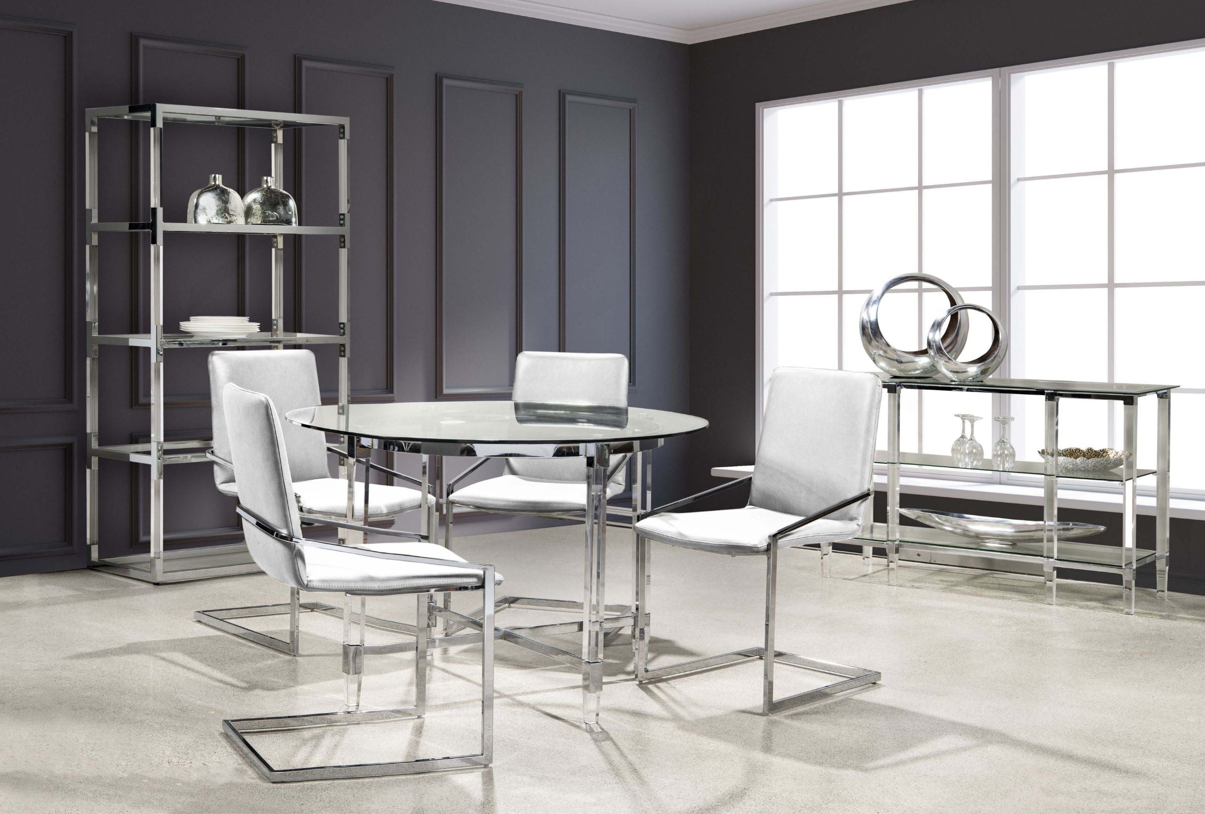 Lyrica Dining Collection White 3656-45