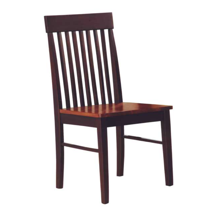 2 Piece Dining Chair Espresso C-1012