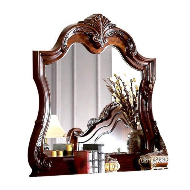 Bombay Wooden Dresser & Mirror Walnut 1101