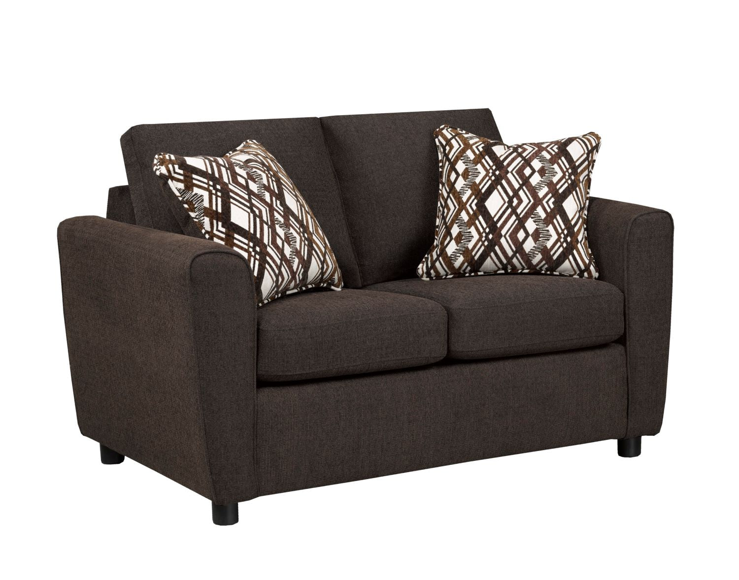 Canadian Made Huttwill Chocolate Loveseat 1636