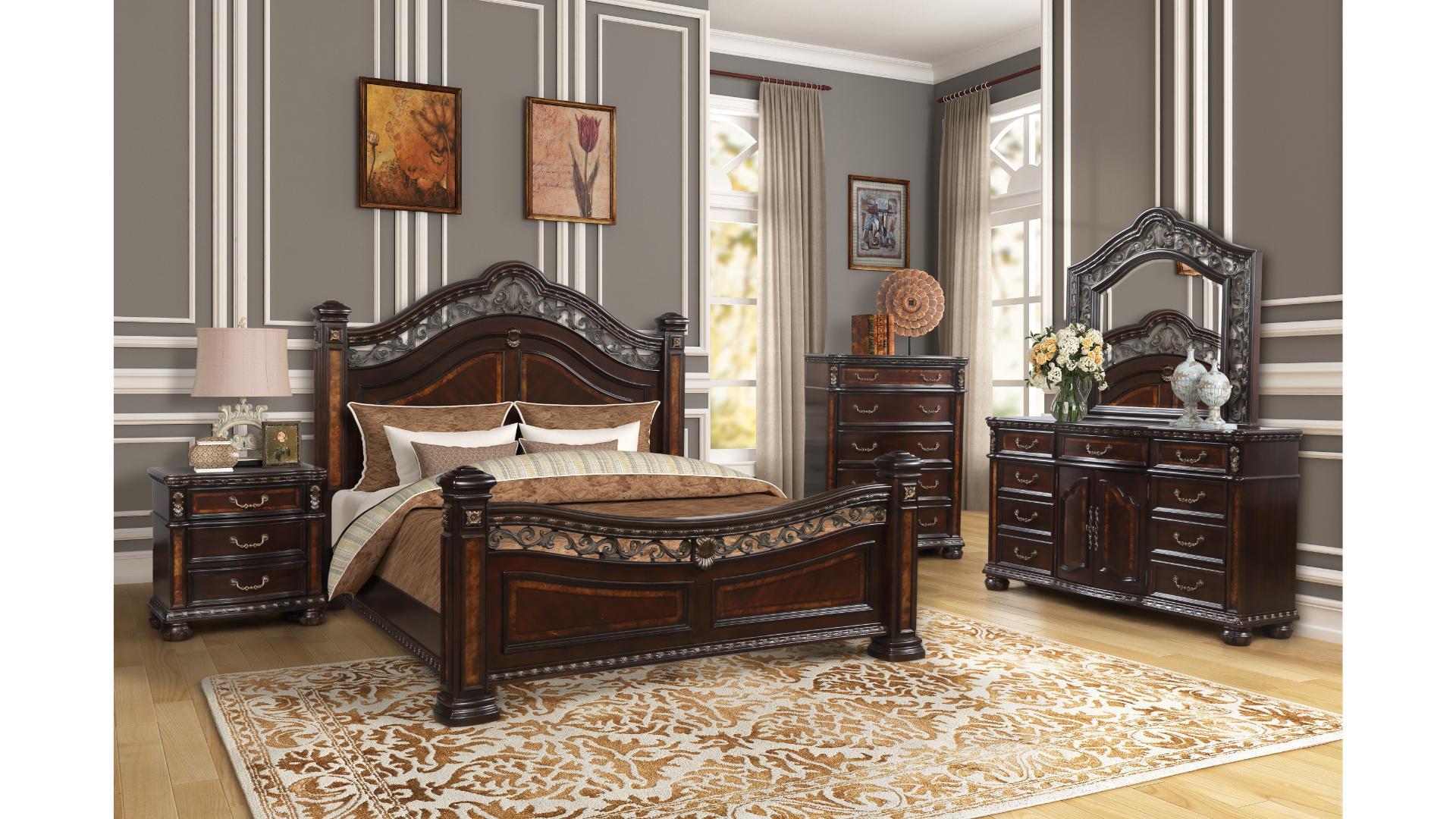 Rose Bedroom Collection 1201