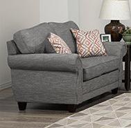 Canadian Made Loveseat in Arbour Grey 1683