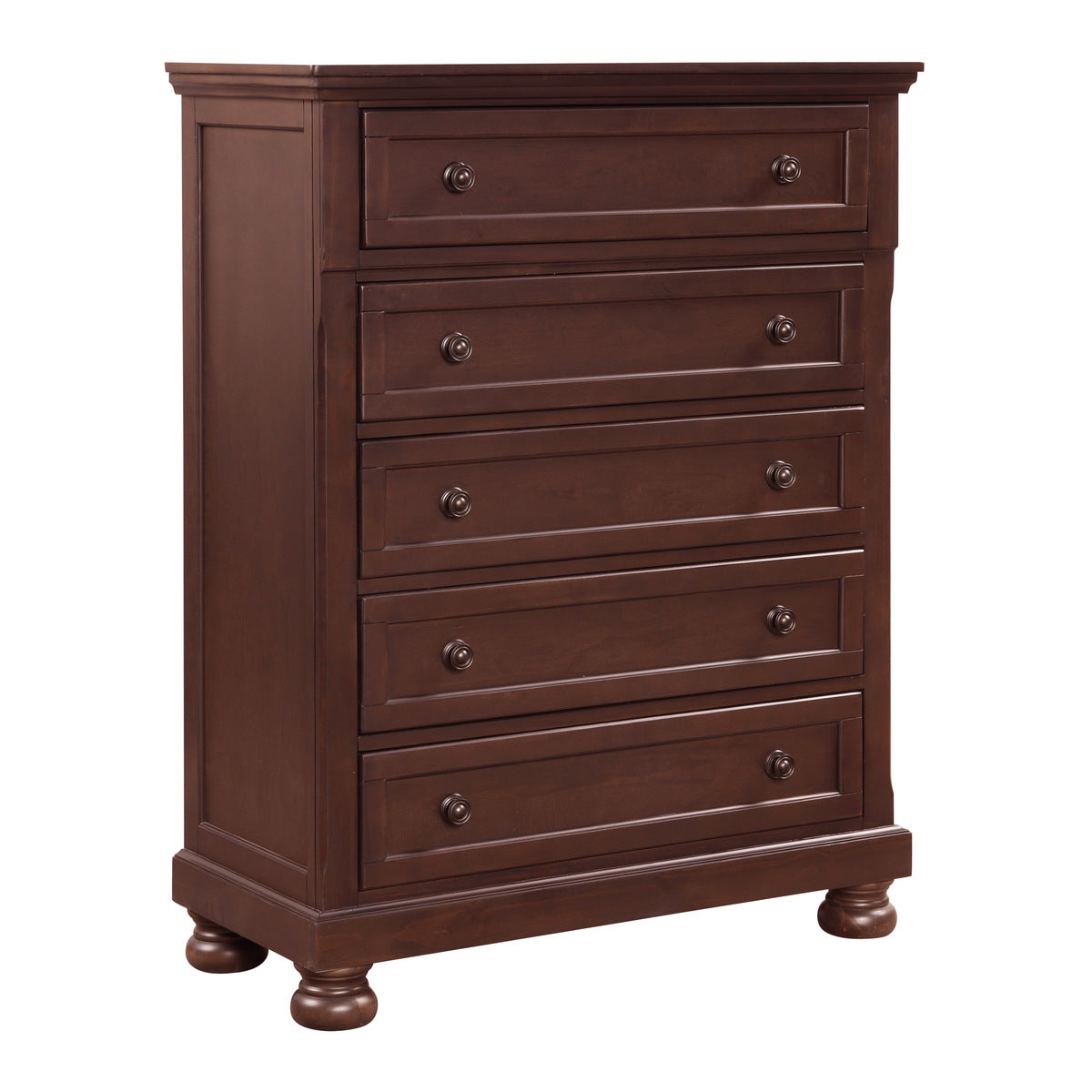 Baltimore 8PC Bedroom Set With Sleigh Headboard And Storage Footboard Walnut 851