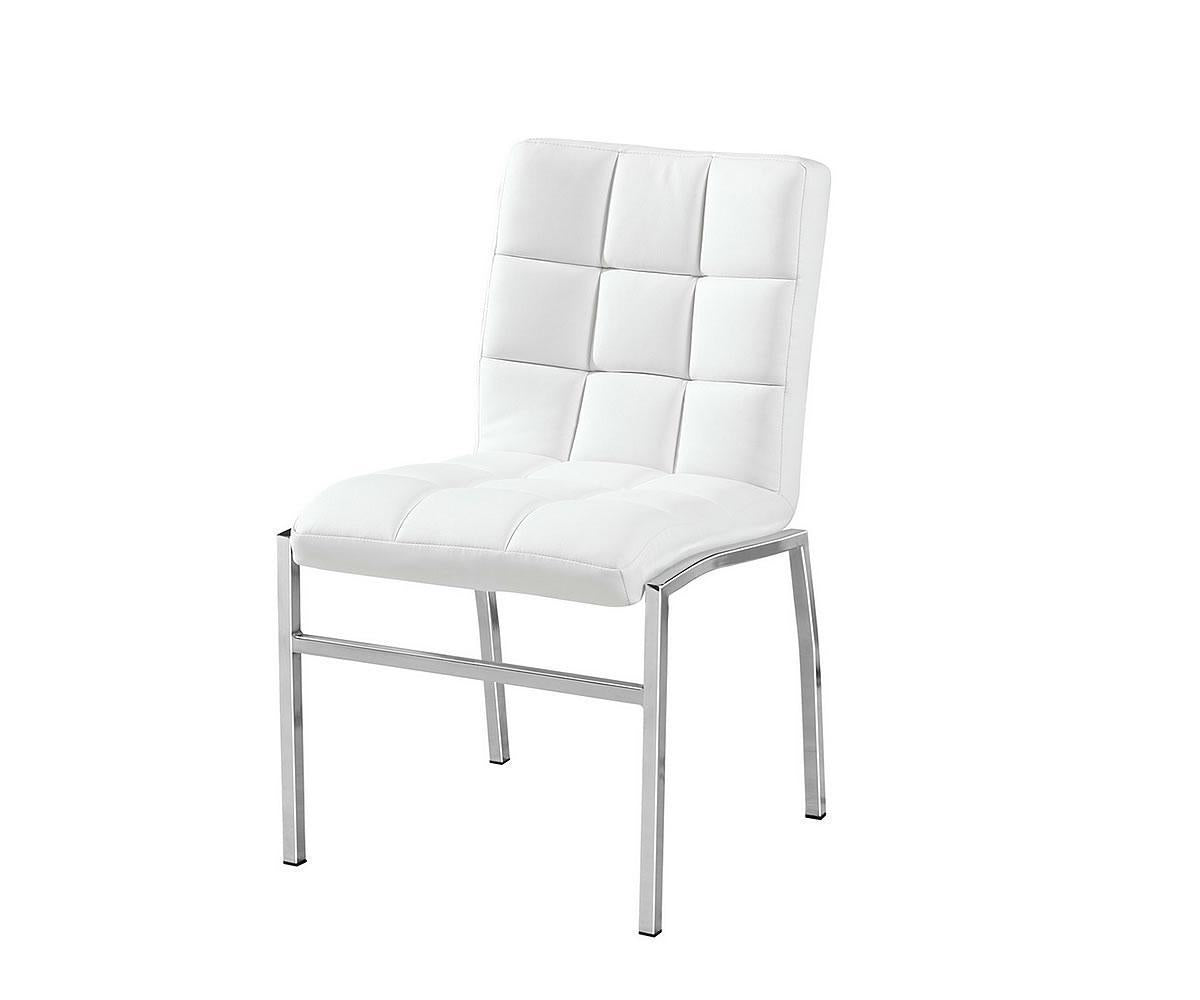 Weston Dining Table with 4 White Chairs DT-811 / C-142