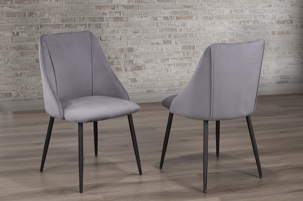 2 Piece Dining Chair (Grey) T-212G