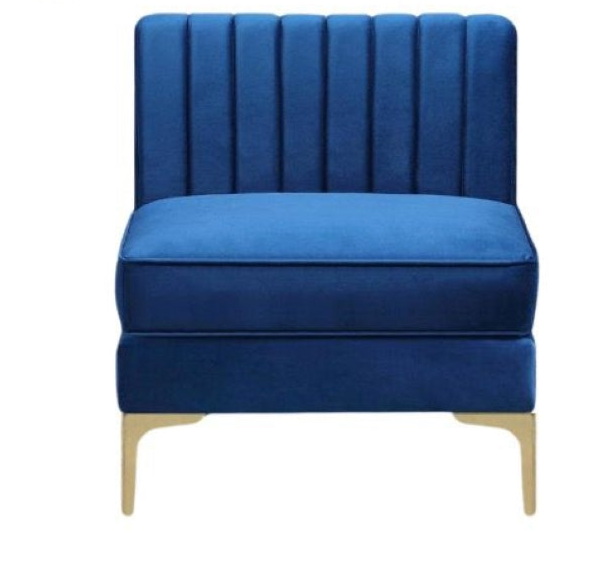 Velvet Fabric Sofa Collection Blue - 2210