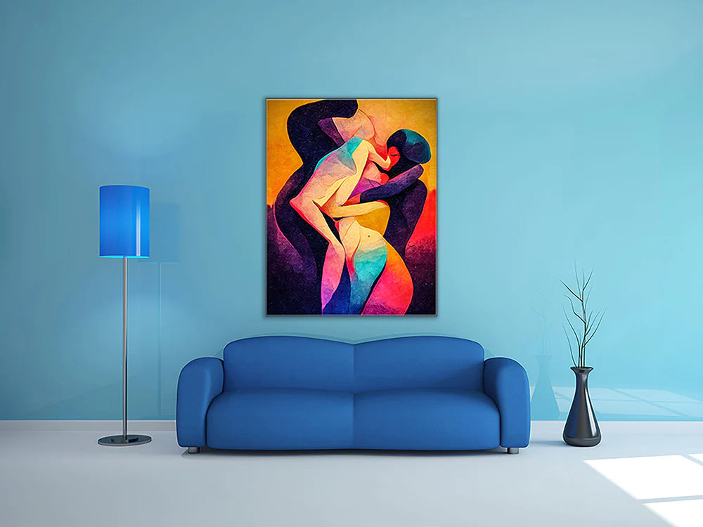 Abstract Lovers Fine Art Canvas  36" x 48"