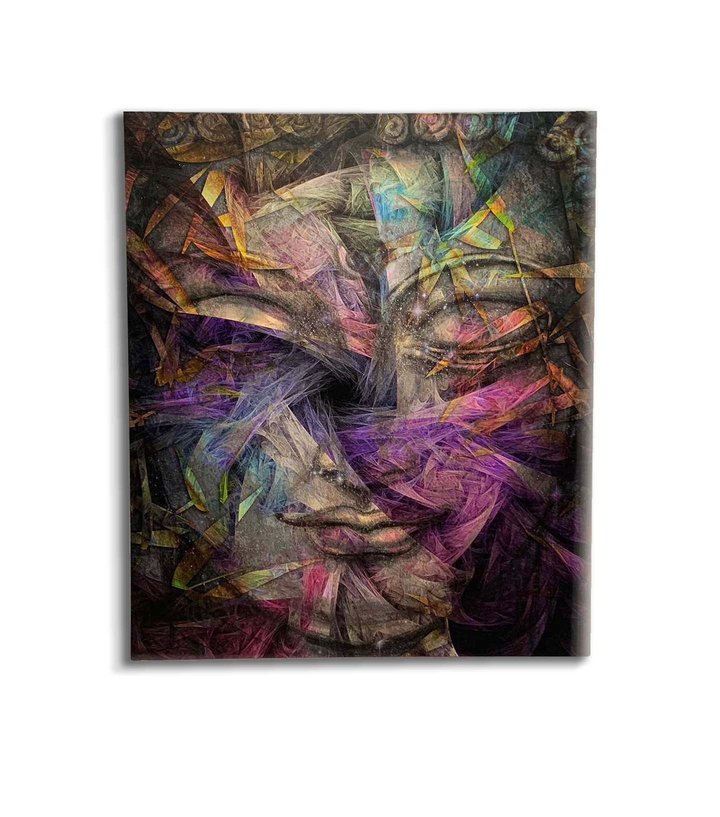 Dimensional Buddha Fine Art Canvas 36" x 48"