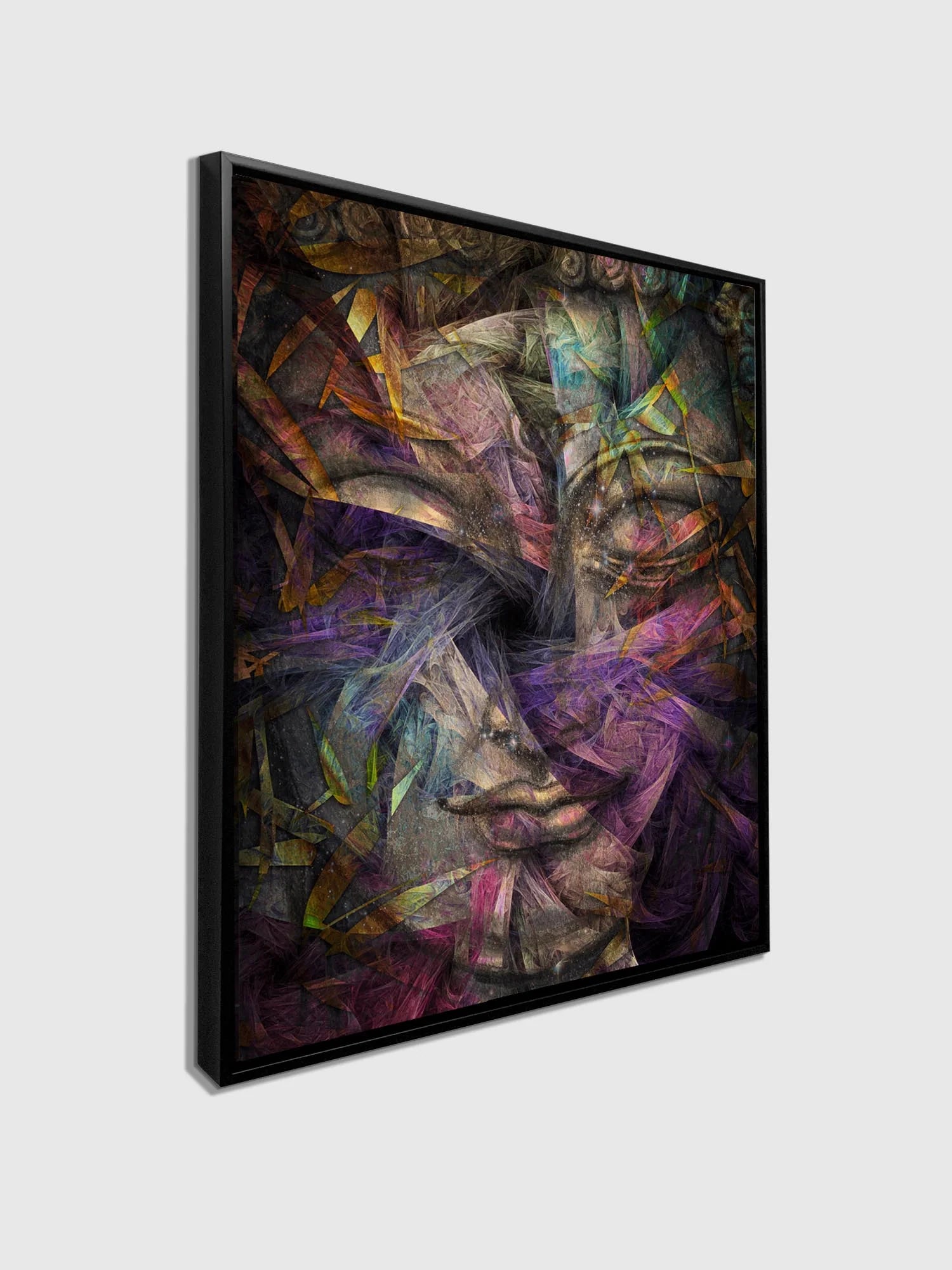 Dimensional Buddha Fine Art Canvas 36" x 48"