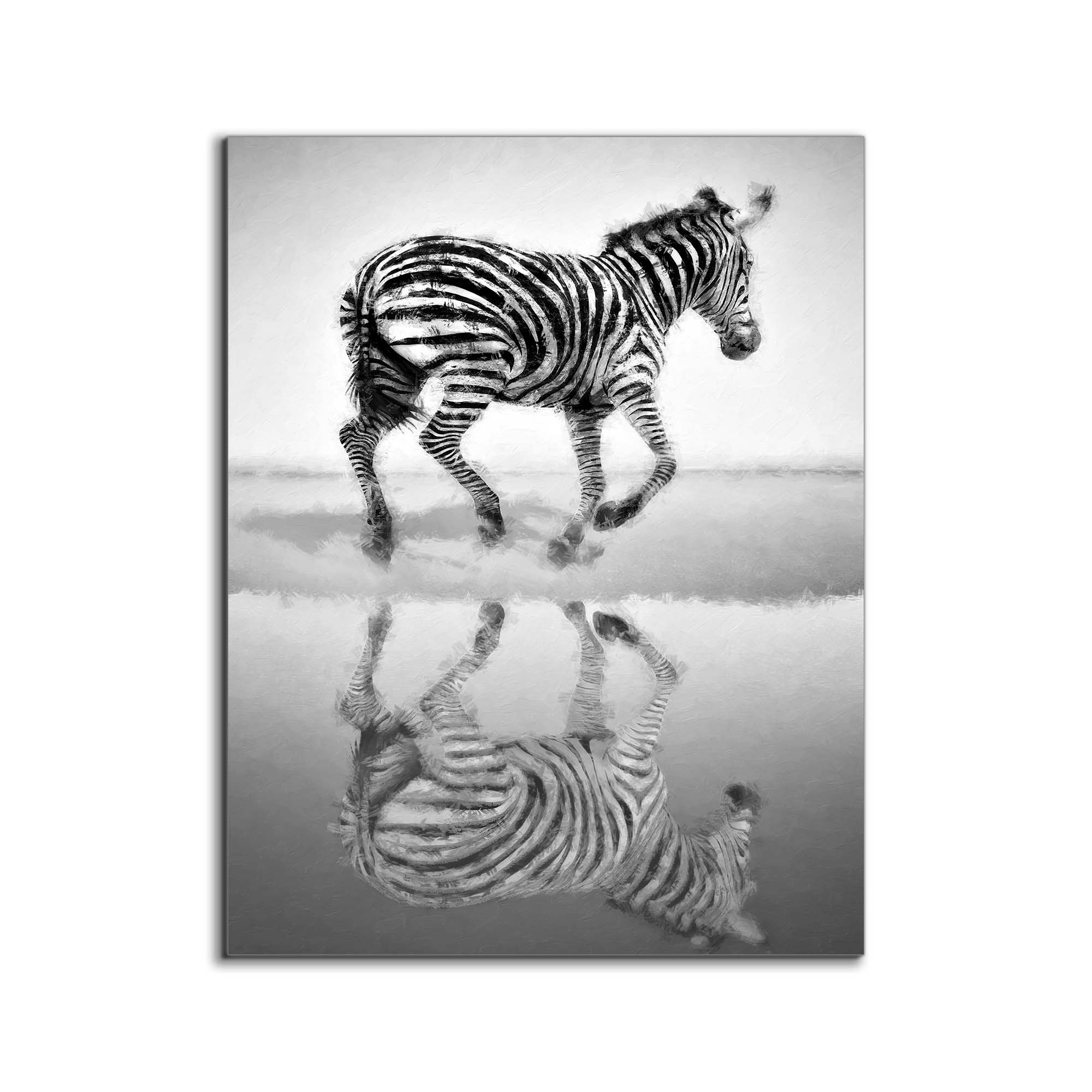 Zebra Canvas Art 36" x 48"