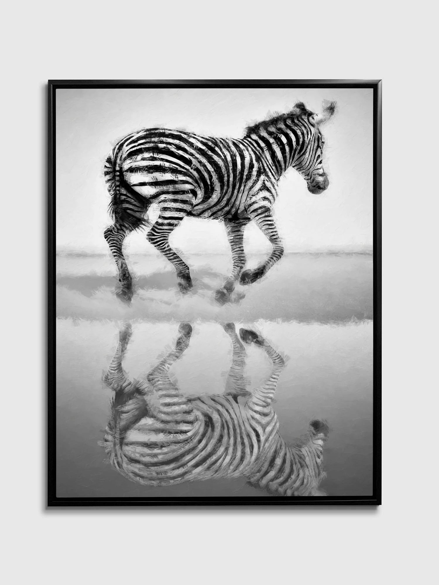 Zebra Canvas Art 36" x 48"