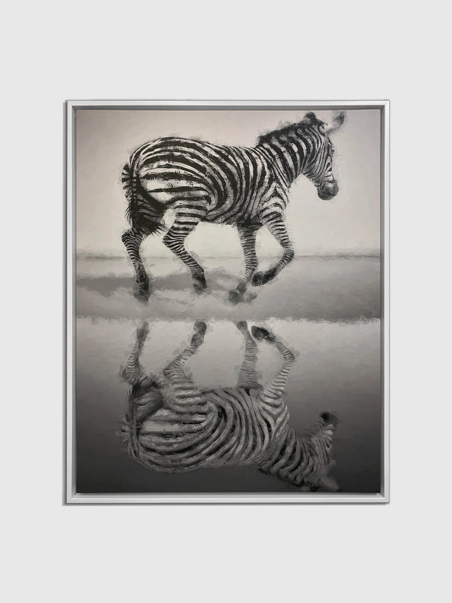 Zebra Canvas Art 36" x 48"