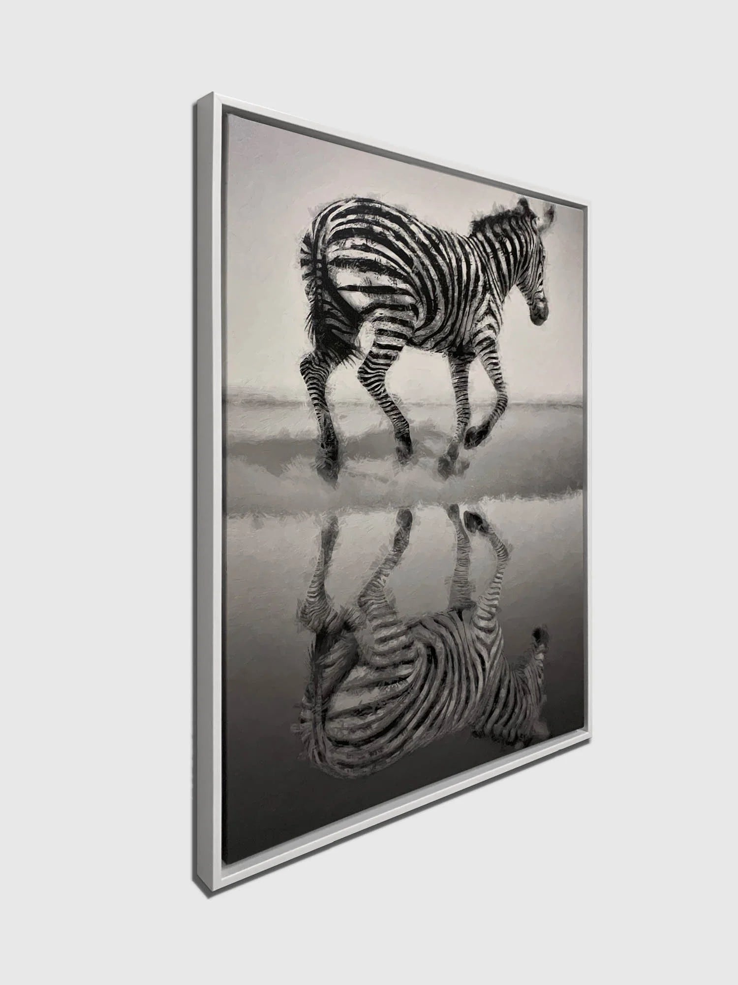 Zebra Canvas Art 36" x 48"