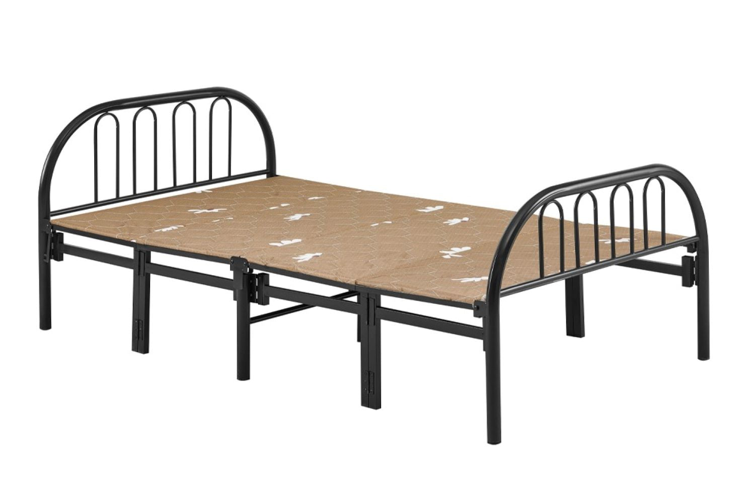 39″ Black Tri-Fold Bed 665
