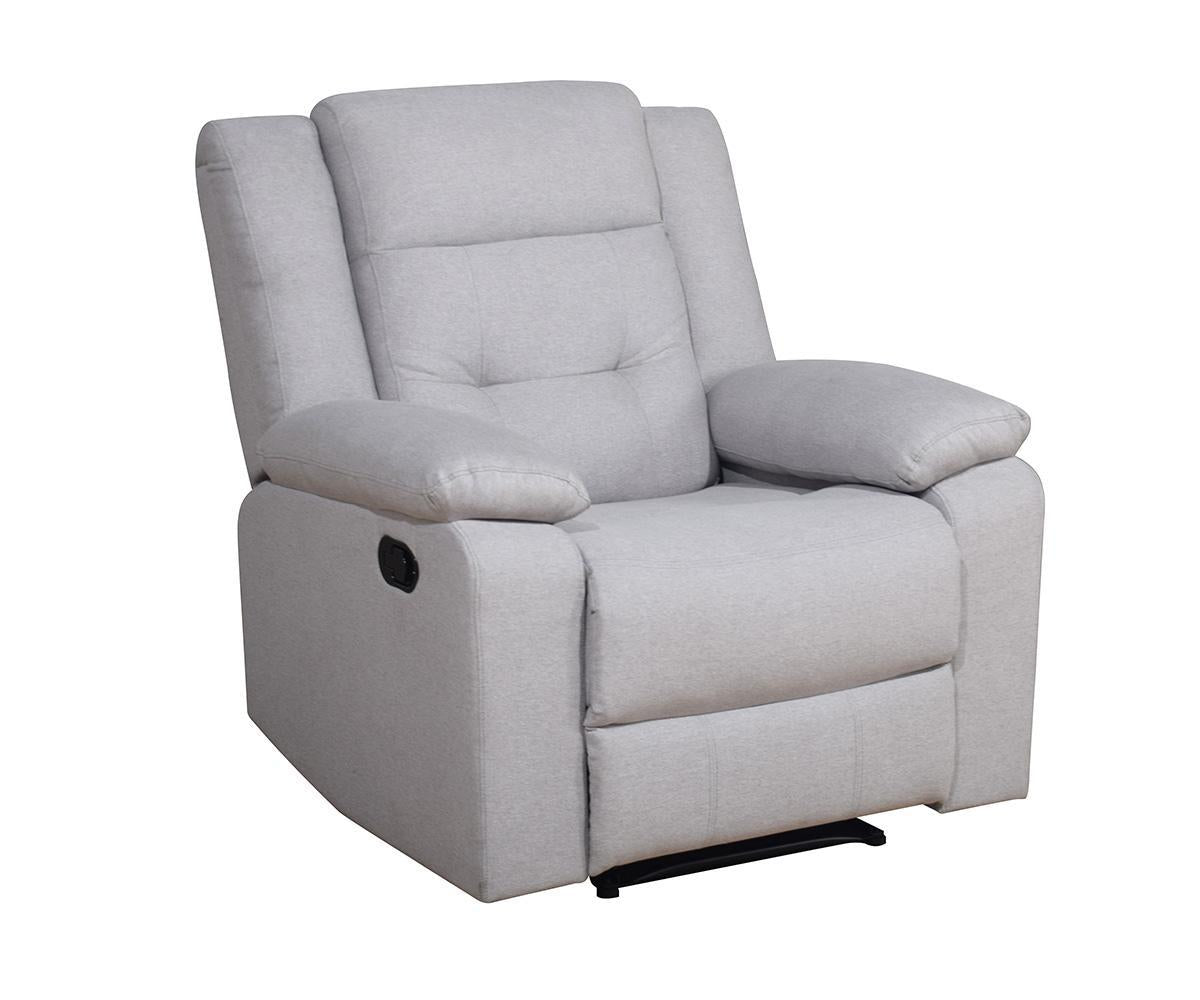 Winstone Grey Fabric Recliner Sofa Set 4965