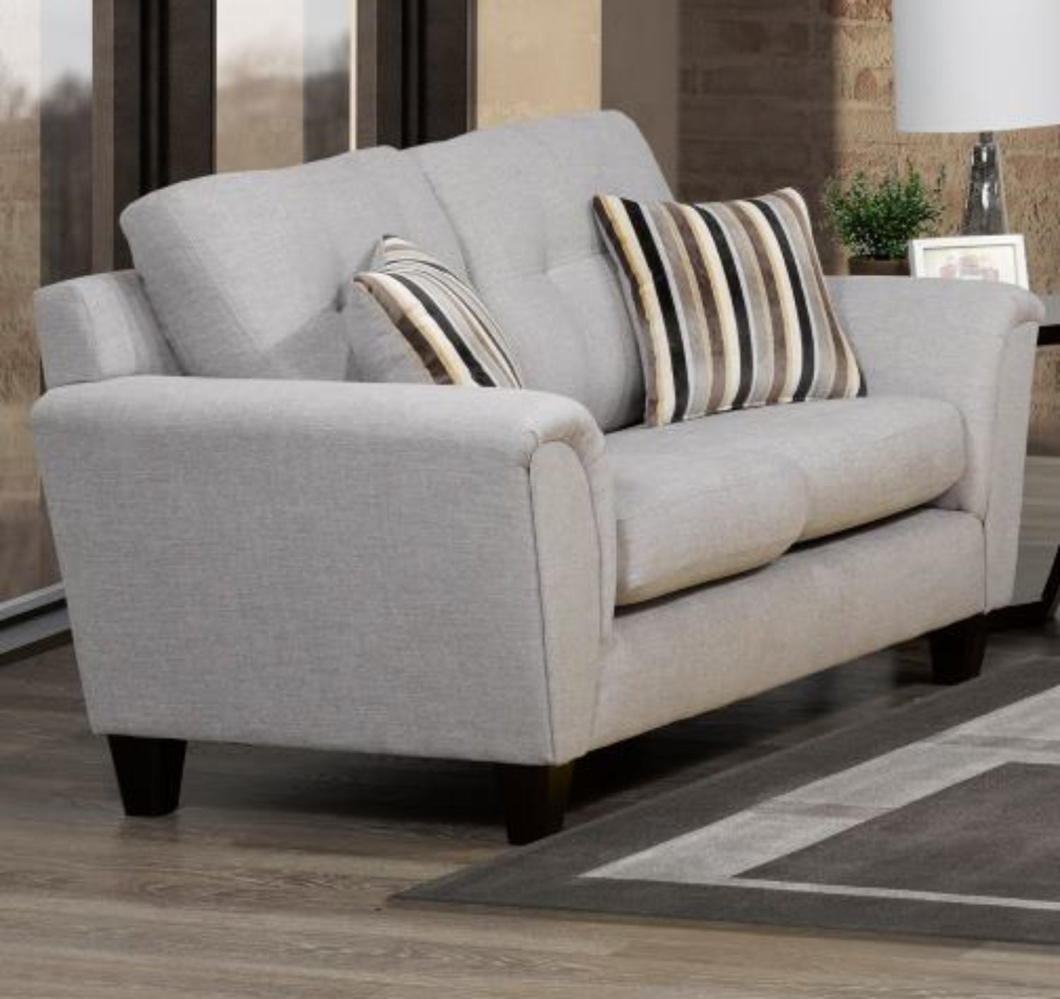 Canadian Made Roma Platinum Loveseat 4325