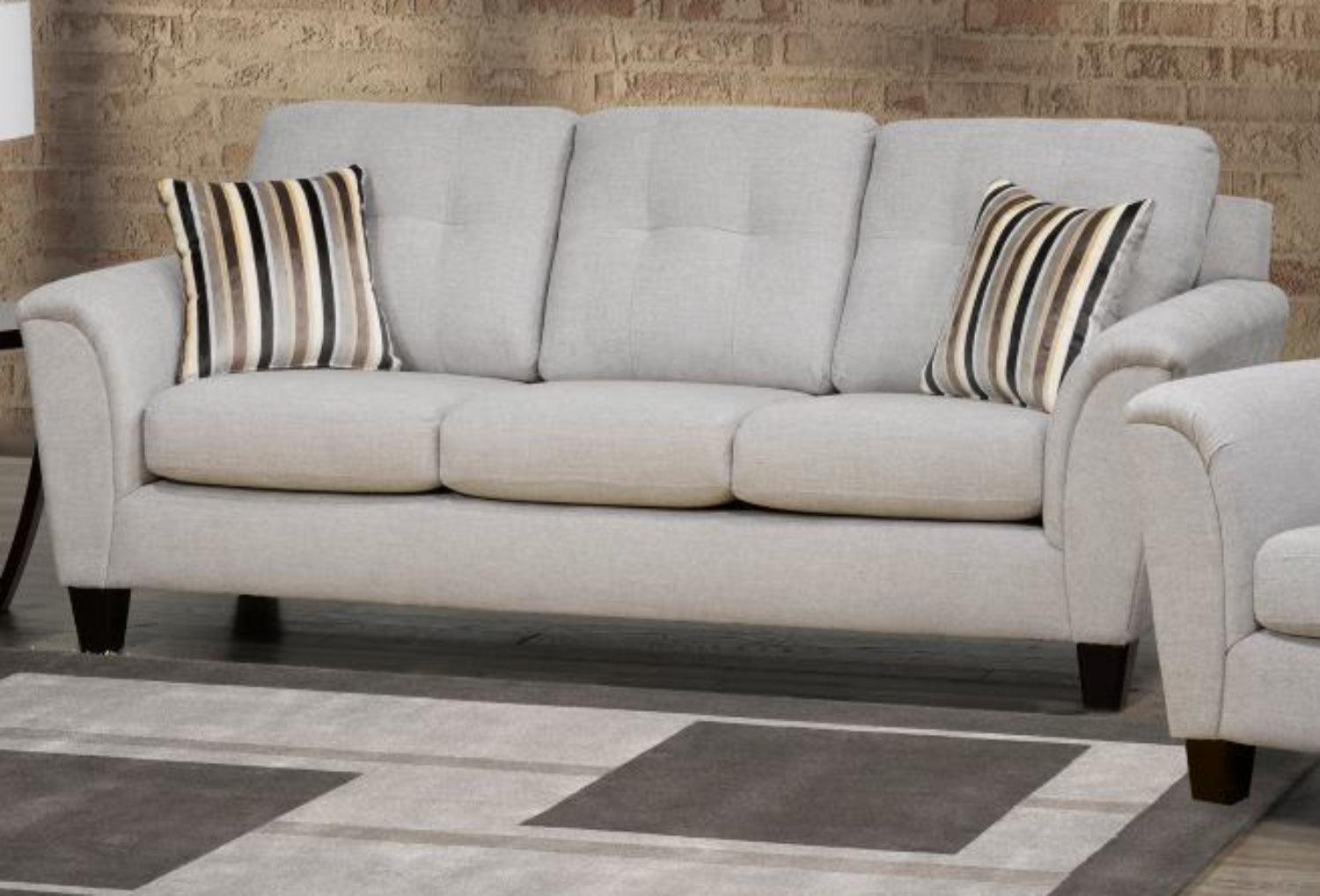 Canadian Made Roma Platinum Sofa 4325