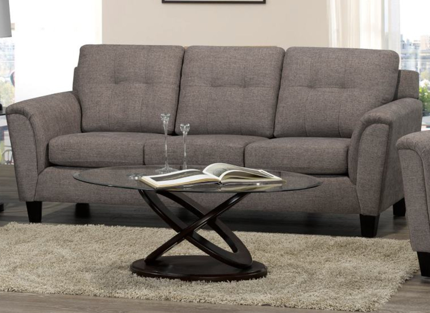 Canadian Made Roma Cocoa Sofa 4325