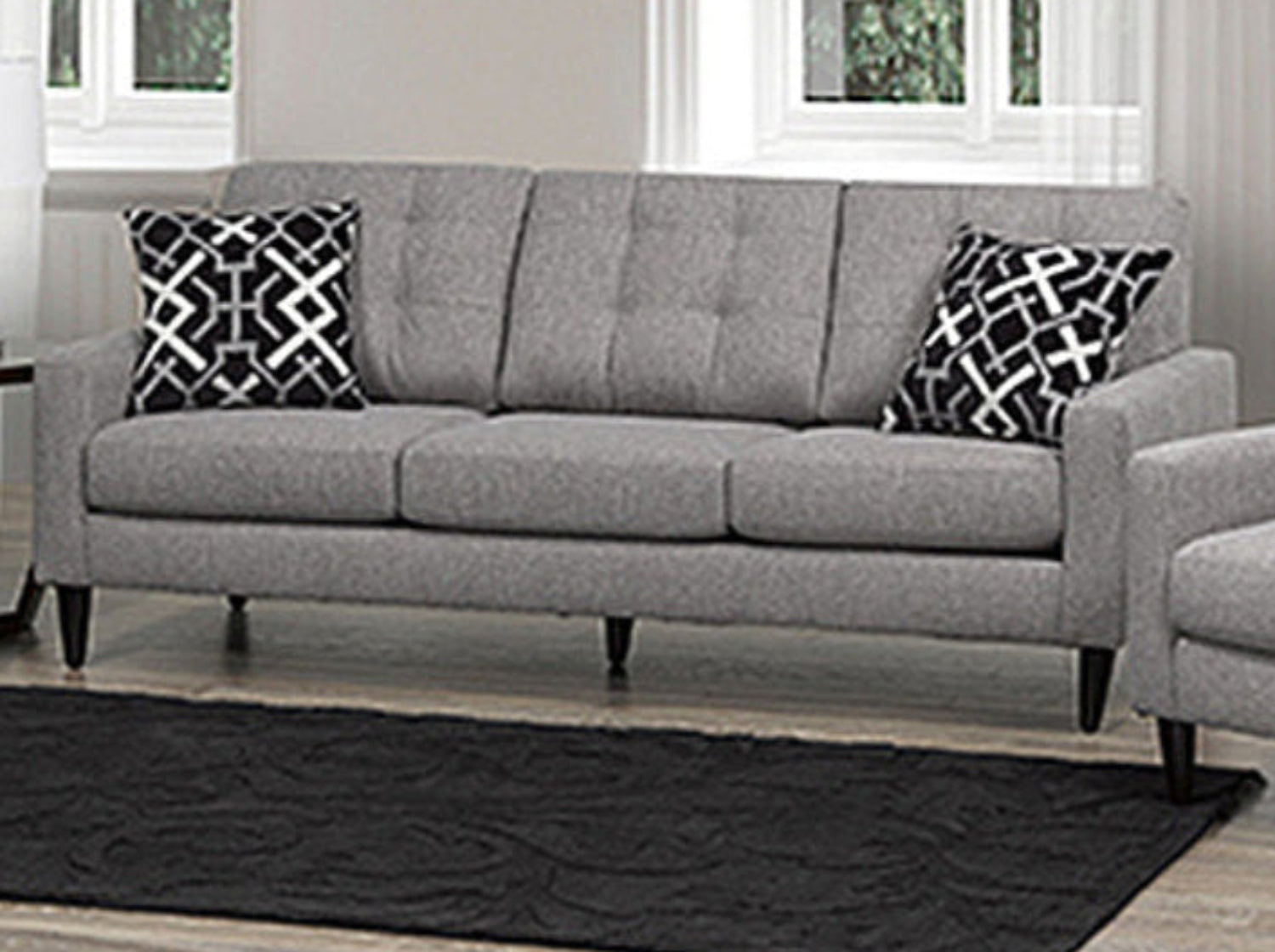 Canadian Made Rebel Gravel Sofa 4326