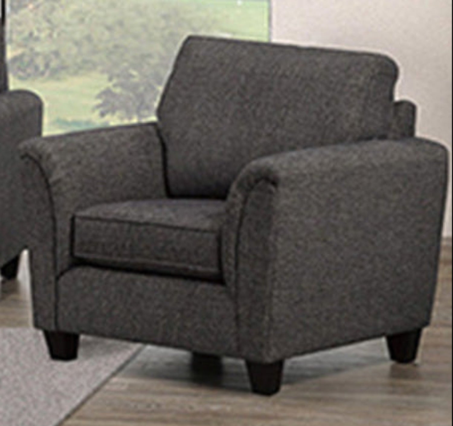 Canadian Made Concan Charcoal Chair 4328