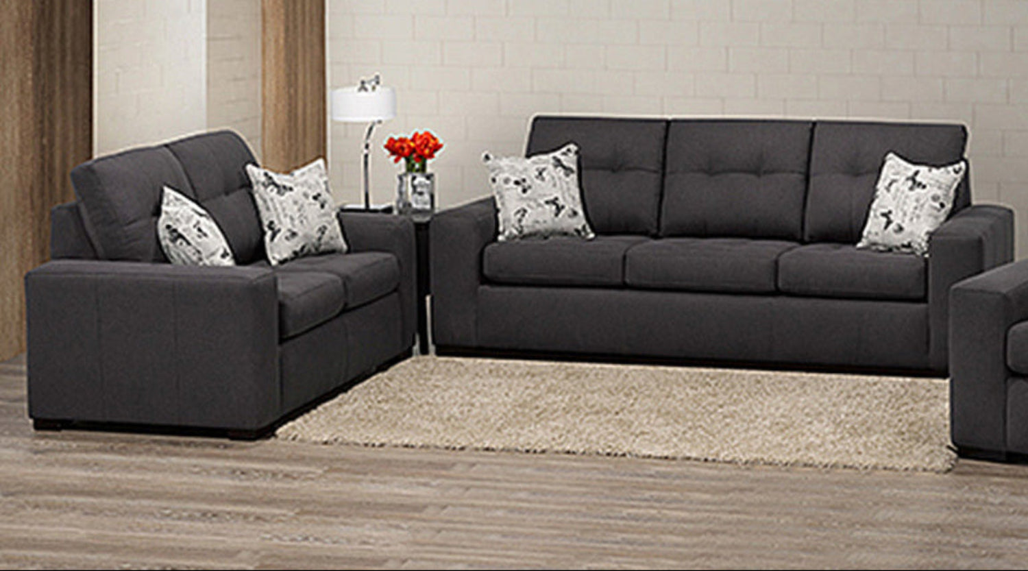 Canadian Made Pennylane Anthracite Sofa 4328