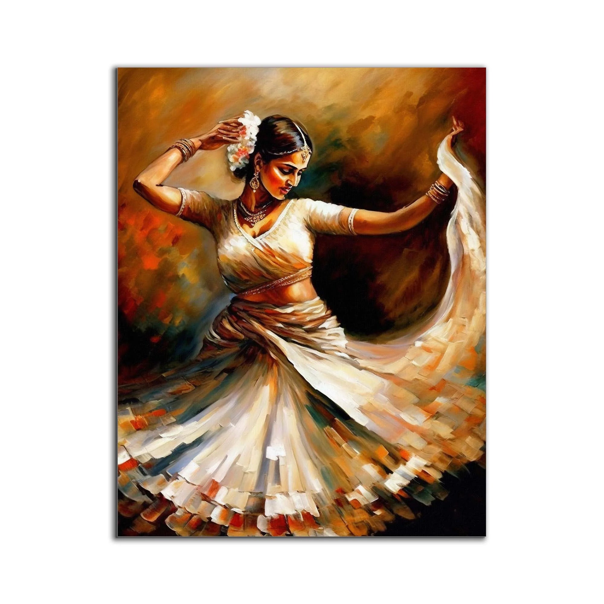 Kathik Dancer Canvas Art 36" x 48"