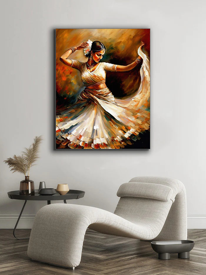 Kathik Dancer Canvas Art 36" x 48"