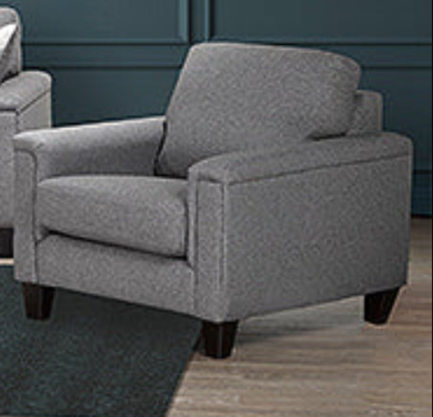 Canadian Made Durant Grey Fabric Chair 4414