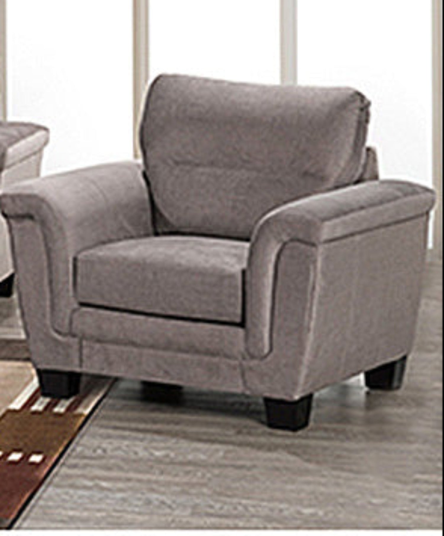 Canadian Made Beehive Oat Fabric Sofa Set 4415