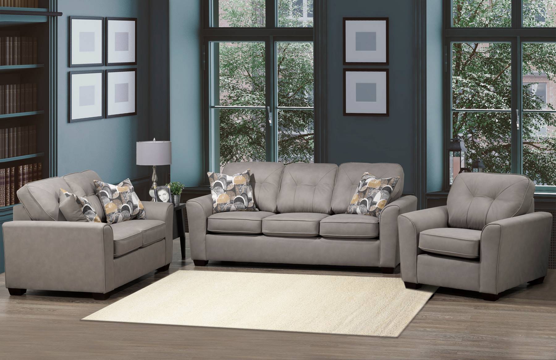 Canadian Made Svalbard Slate Sofa Collection 4424