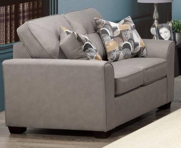 Canadian Made Svalbard Slate Loveseat 4424