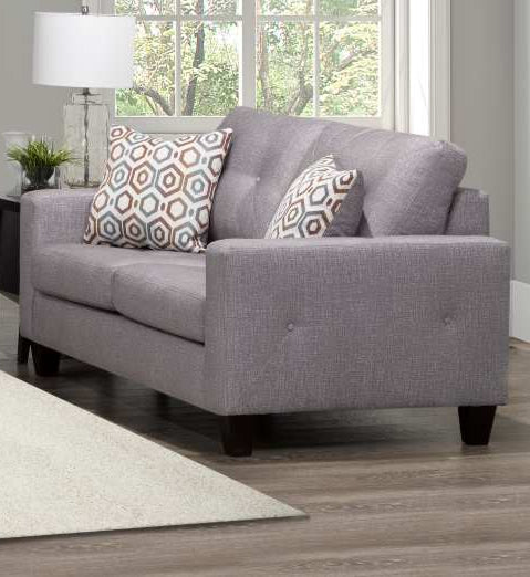 Canadian Made Hurman Grey Loveseat 4442