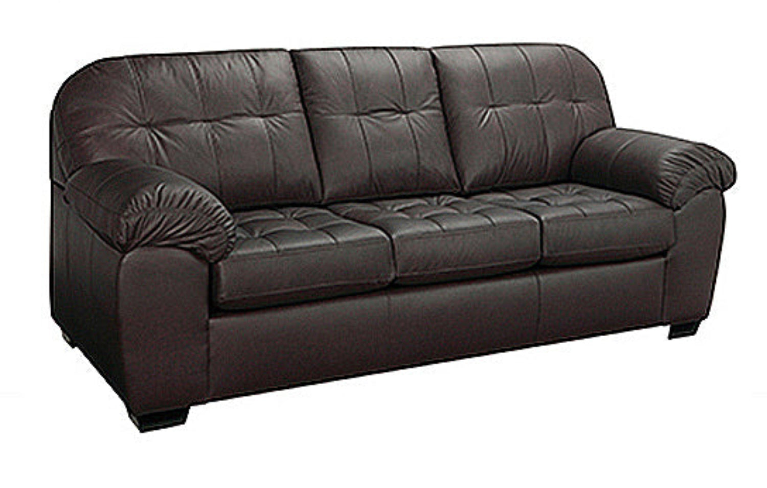 Canadian Made Genuine Leather Zurick Chocolate Sofa 4800