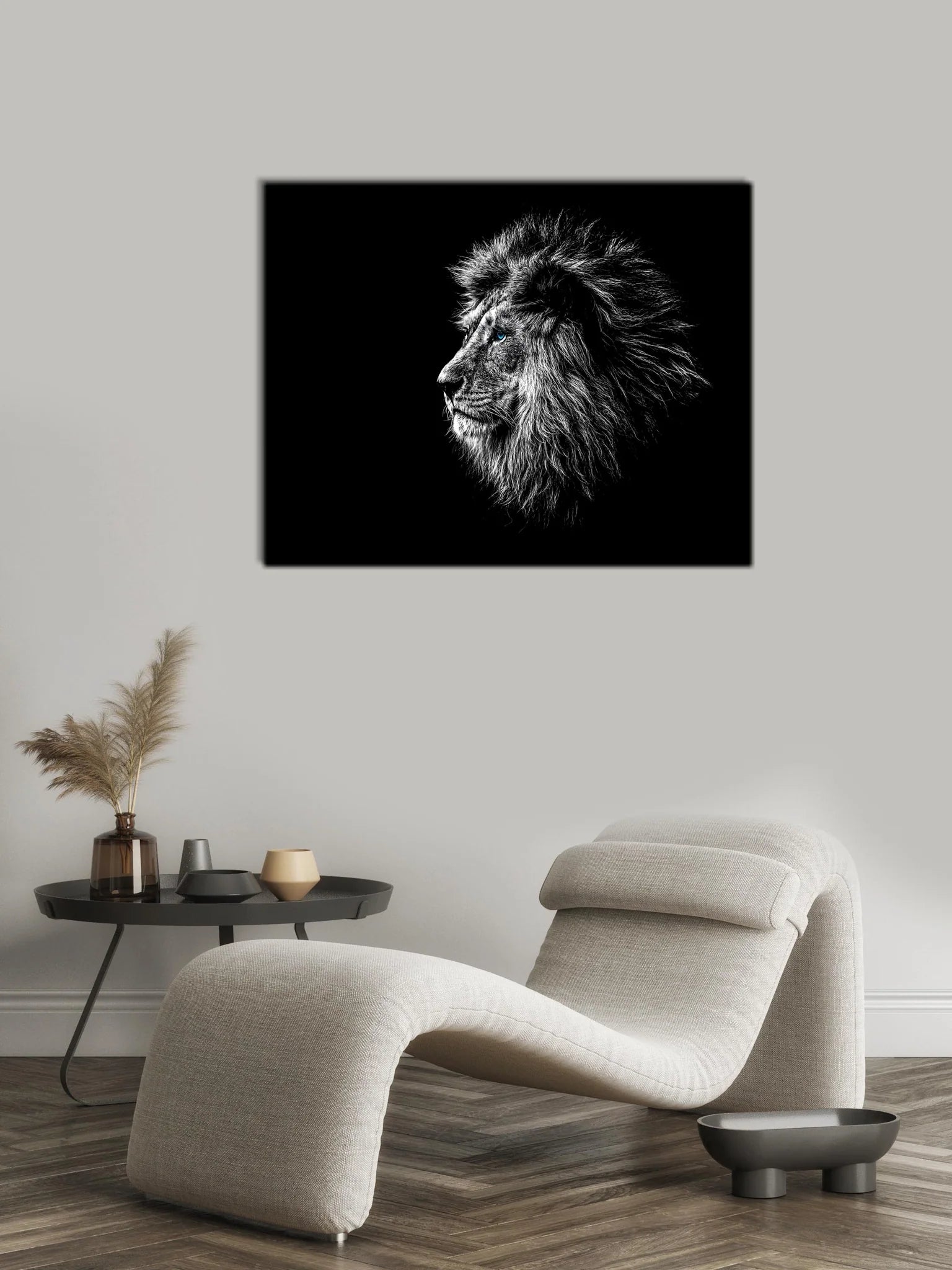 Lion head Canvas Art 36" x 48"