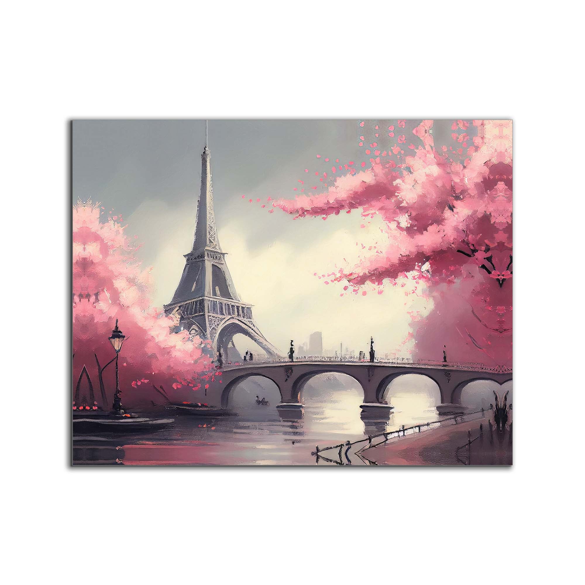 Eiffel Tower Canvas Art 48" x 36"